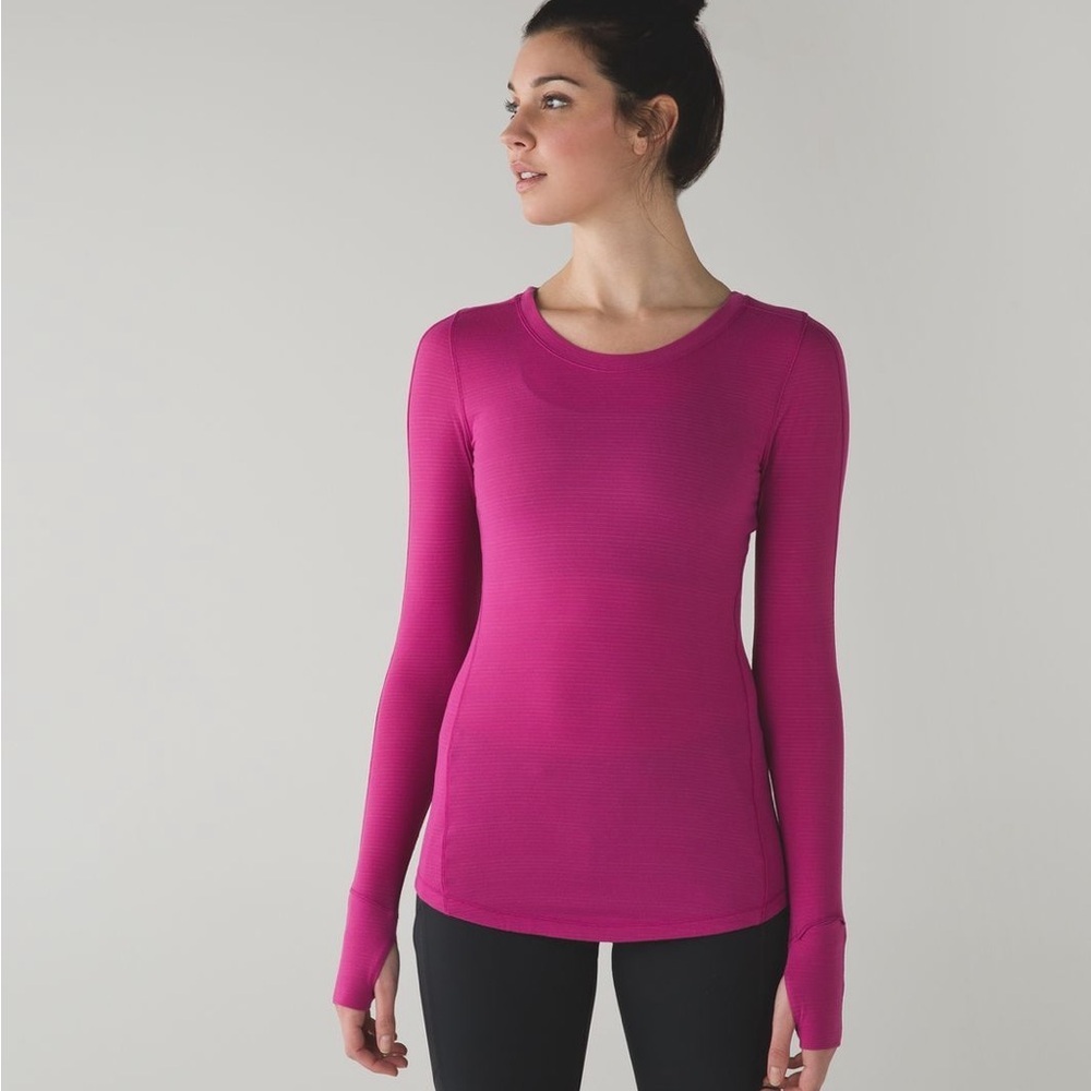 Lululemon 5 Mile Long Sleeve
Raspberry